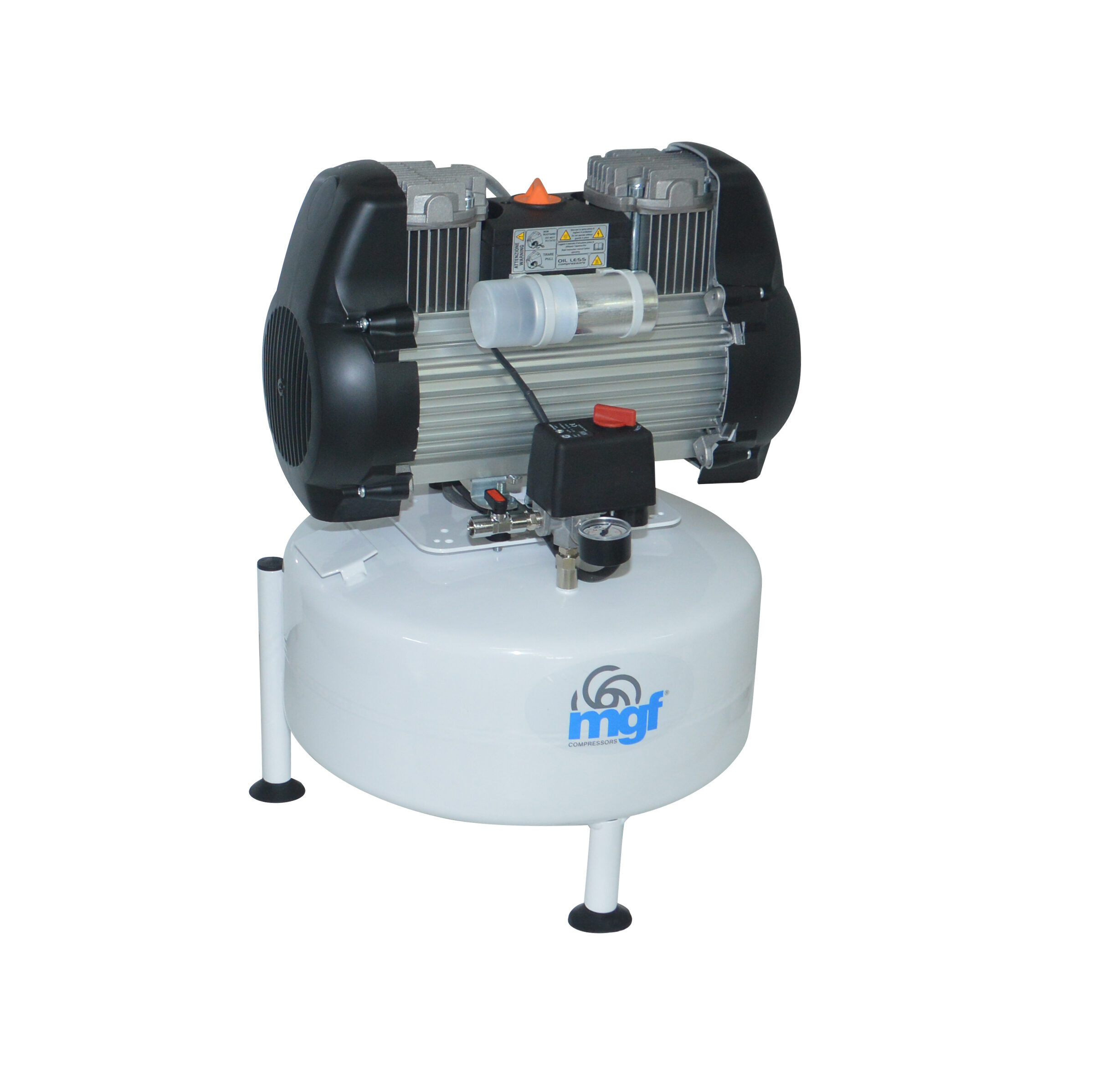 MGF 24/10 GENESI S Kompressor | 135 l/min | 1,1 kW | 24 Liter | 336040