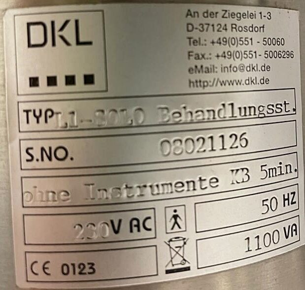 DKL Typ L1-SOLO KFO Behandlungsseinheit mit Nassabsaugung Top Angebot | 334682