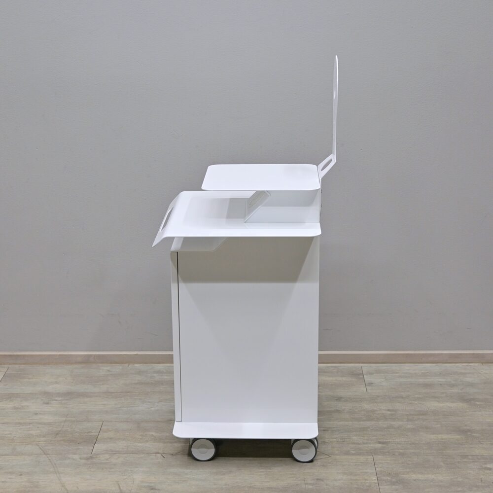 Edarredo Tender Hi-tech dynamische Workstation für PC, Scanner aus Stahl, Cart, Gerätewagen, neu | 335414