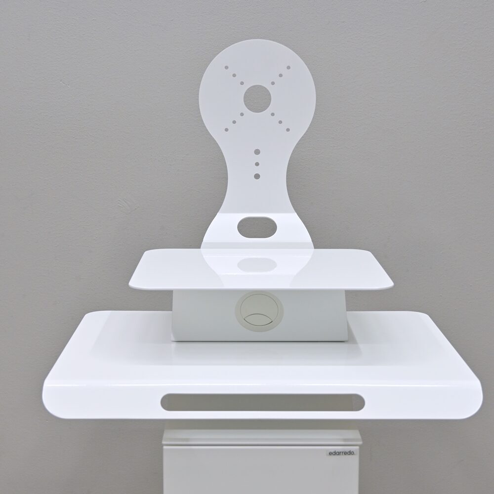 Edarredo Tender Hi-tech dynamische Workstation für PC, Scanner aus Stahl, Cart, Gerätewagen, neu | 335417