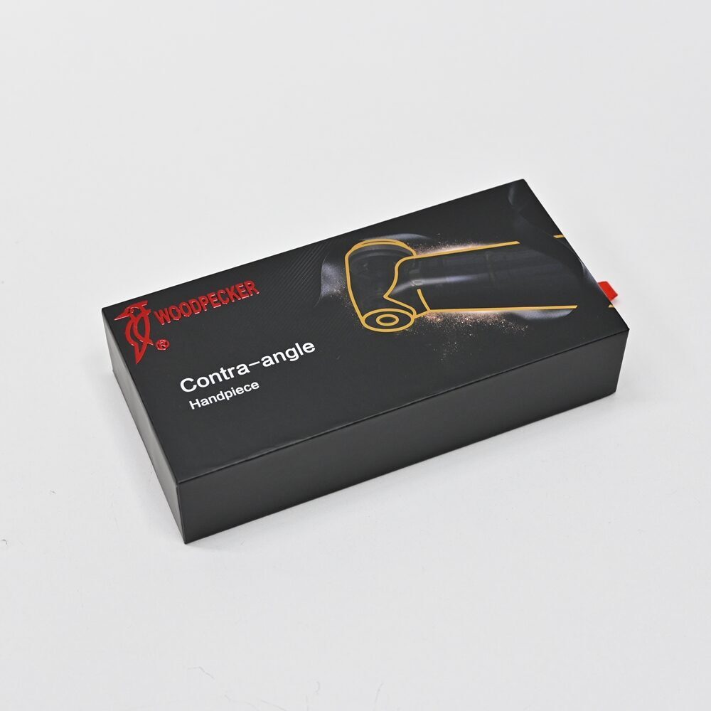 Woodpecker WJ-45 TL Schnellläufer Winkelstück mit Licht rot 1:5 neu | 334670