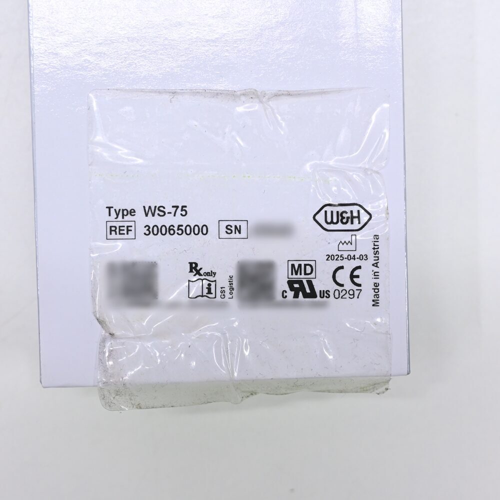 W&H WS-75 Chirurgisches Winkelstück ohne Licht, 20:1, neu | 335114