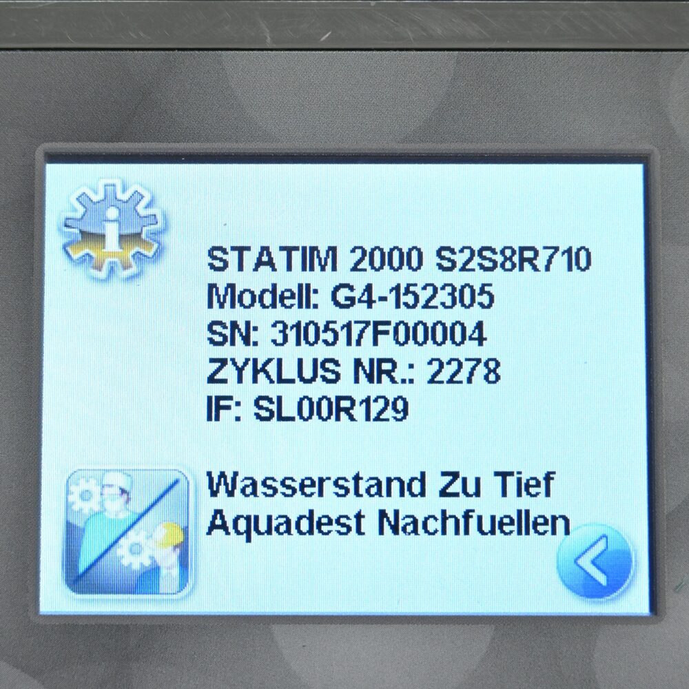 SciCan Statim 2000 G4 Kassetten-Sterilisator Gebraucht & Aufbereitet Baujahr: 2017 | 335358