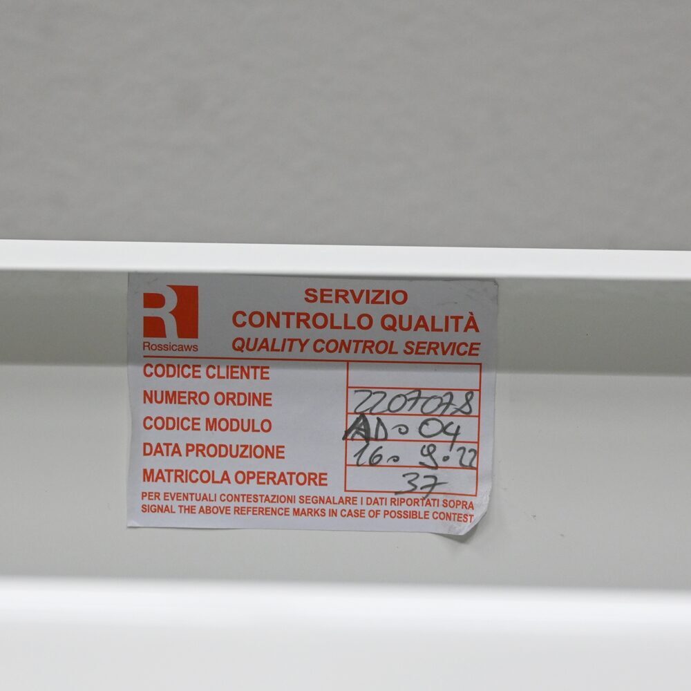 Rossicaws ADAM 4er Stahl Behandlungszeile / Schrankzeile Dental Zahnarzt Ausstellungsstück | 335609