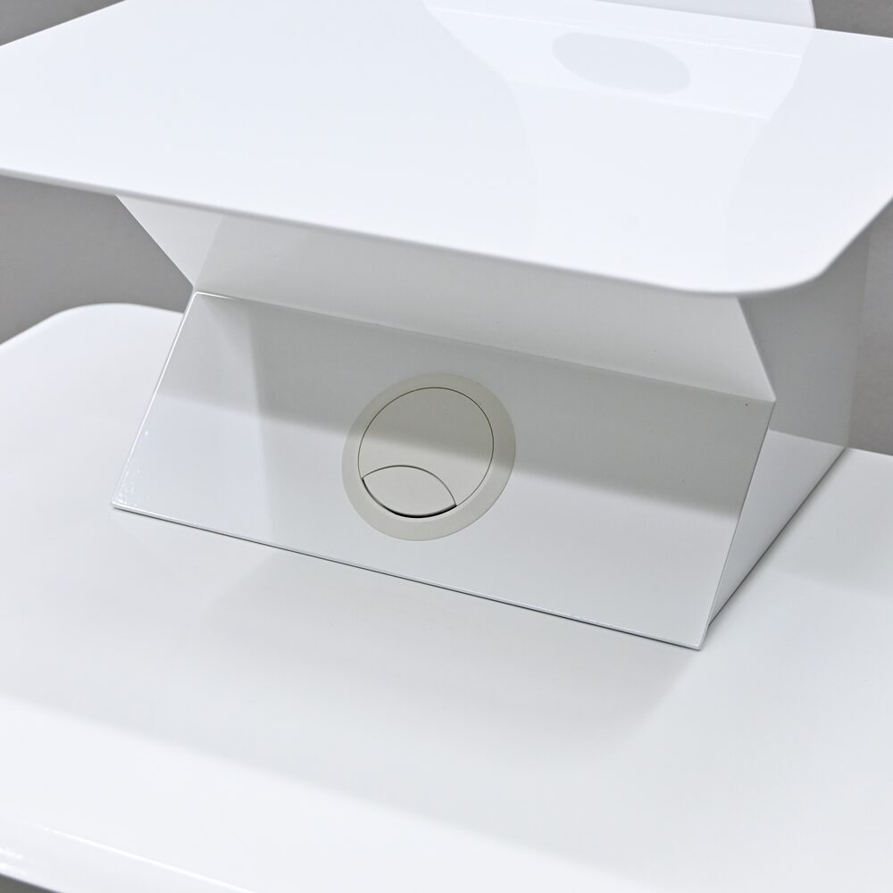 Edarredo Tender UP Hi-tech dynamische Workstation für PC, Scanner aus Stahl, Cart, Gerätewagen, neu | 335426