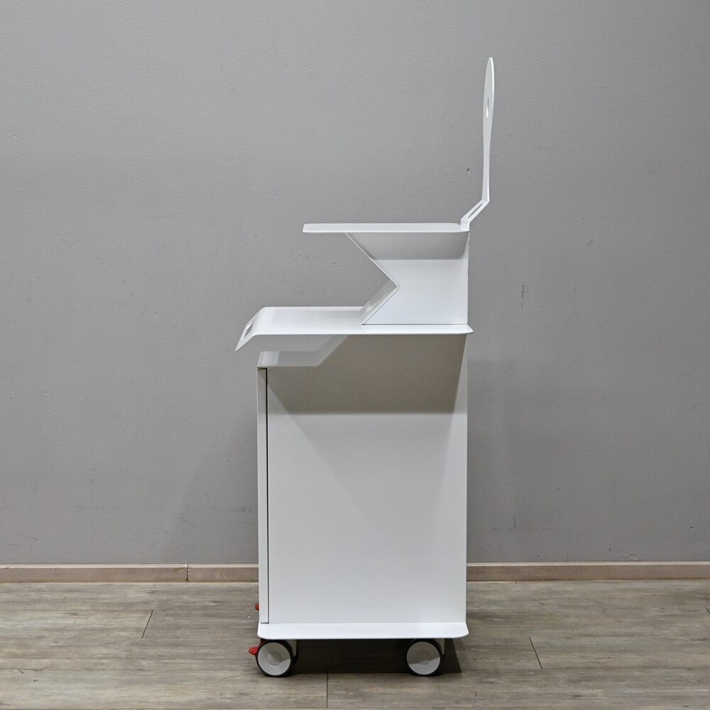 Edarredo Tender UP Hi-tech dynamische Workstation für PC, Scanner aus Stahl, Cart, Gerätewagen, neu | 335429