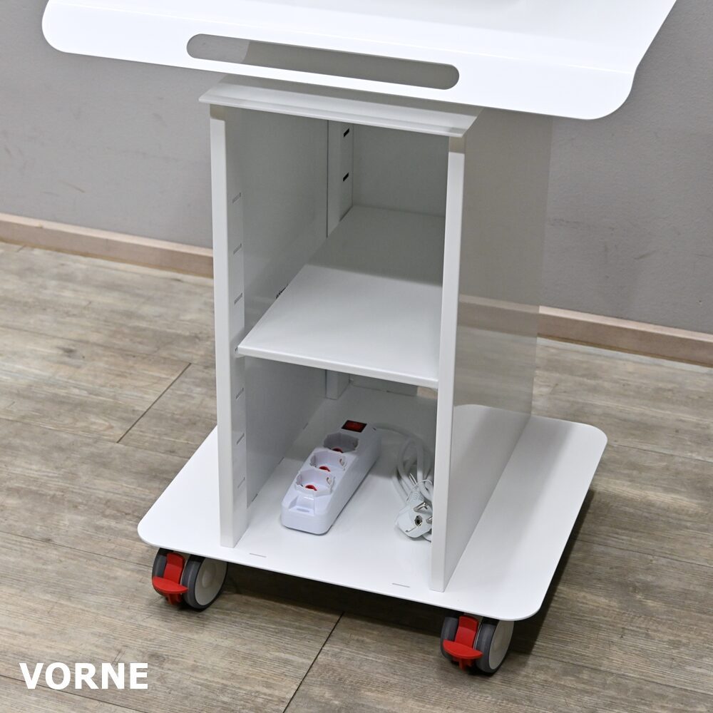 Edarredo Tender UP Hi-tech dynamische Workstation für PC, Scanner aus Stahl, Cart, Gerätewagen, neu | 335432