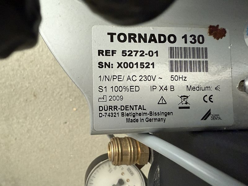 Dürr Kompressor Tornado 130 Dental Kompressor, ölfrei und leise | 335020