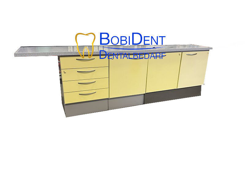 KaVo Nebenfunktionstisch mit Spüle Front Gelb | 335042