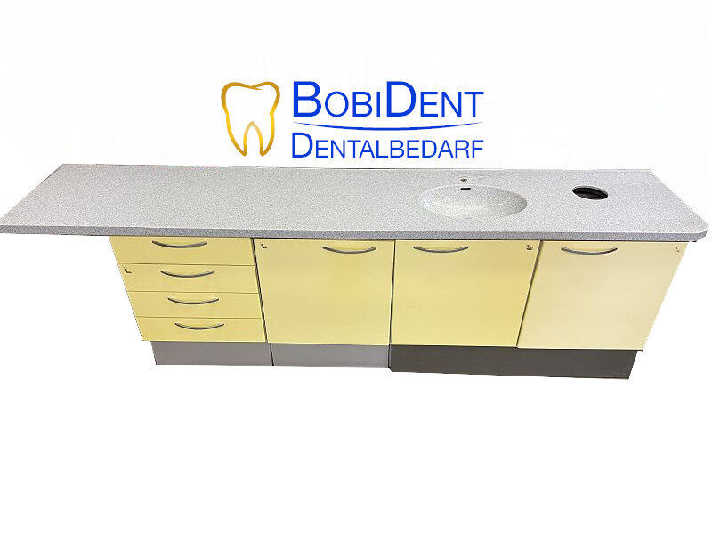 KaVo Nebenfunktionstisch mit Spüle Front Gelb | 335043