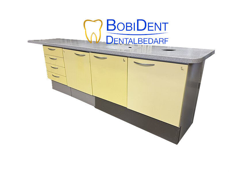 KaVo Nebenfunktionstisch mit Spüle Front Gelb | 335044