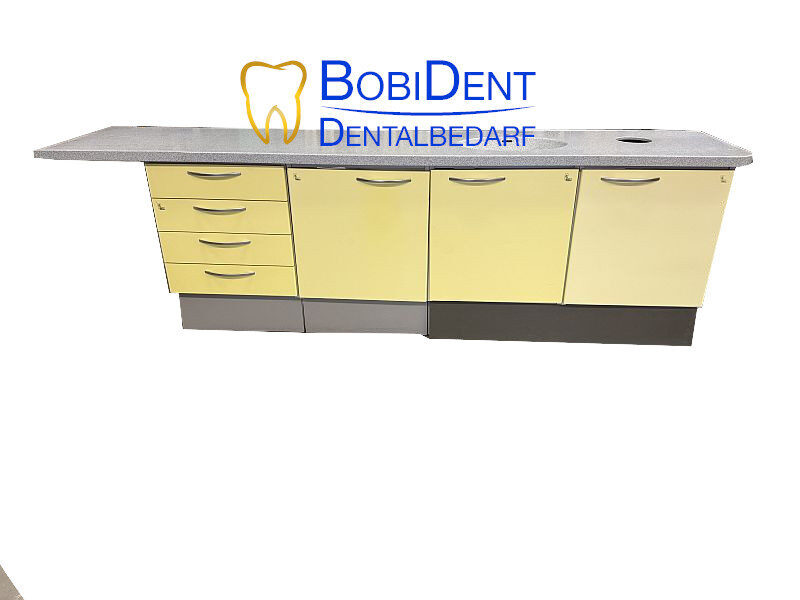 KaVo Nebenfunktionstisch mit Spüle Front Gelb | 335045