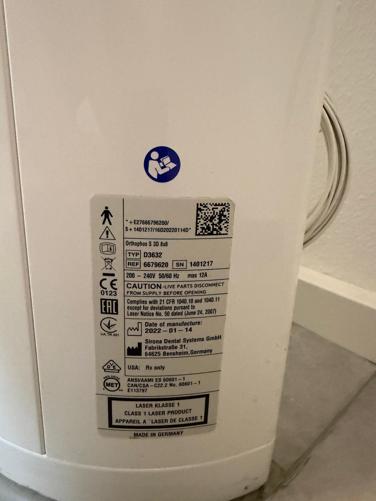 Sirona Orthophos S 3D [11×10 FOV] | 336137