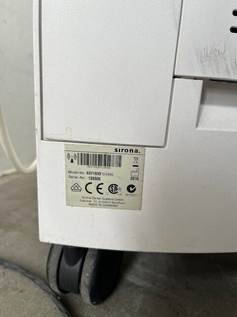 Sirona D3492 Dental CAD Scanner CEREC AC 2016 | 336377