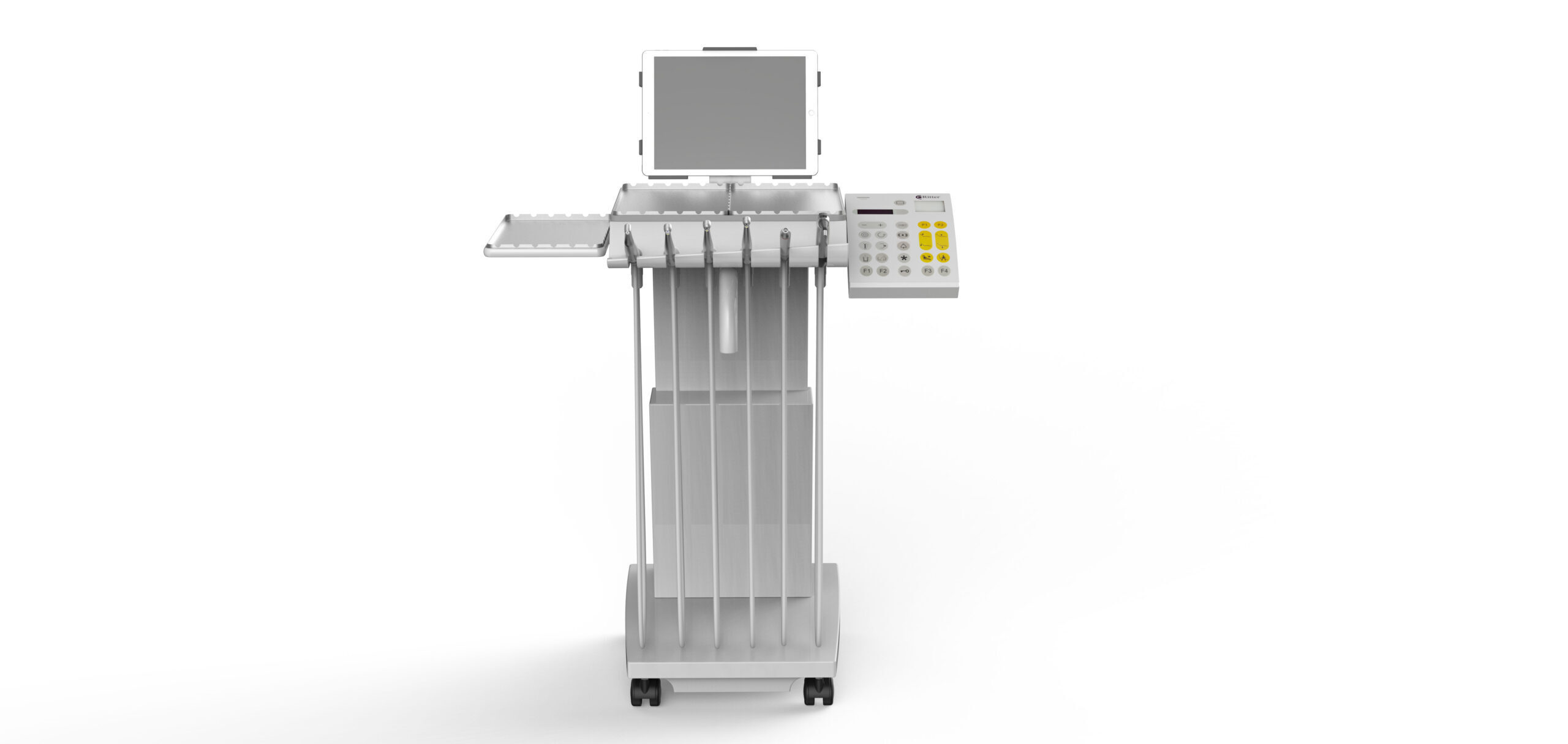 Ritter Cart Stand Alone – Mobiler Arzttisch / Behandlungscart mit integrierter Instrumentenkonsole | Made in Germany | 335866
