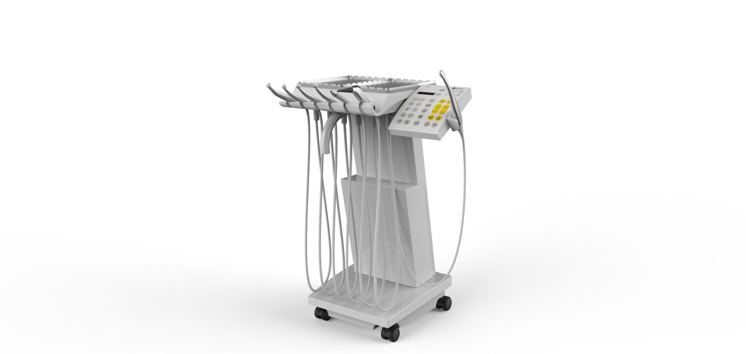 Ritter Cart Stand Alone – Mobiler Arzttisch / Behandlungscart mit integrierter Instrumentenkonsole | Made in Germany | 335858