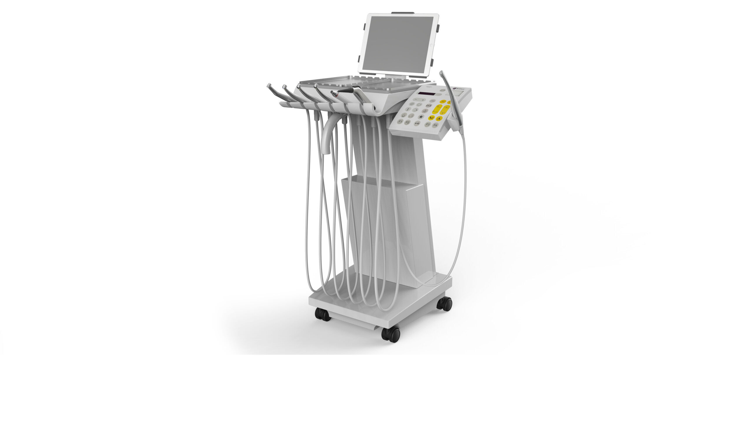 Ritter Cart Stand Alone – Mobiler Arzttisch / Behandlungscart mit integrierter Instrumentenkonsole | Made in Germany | 335860