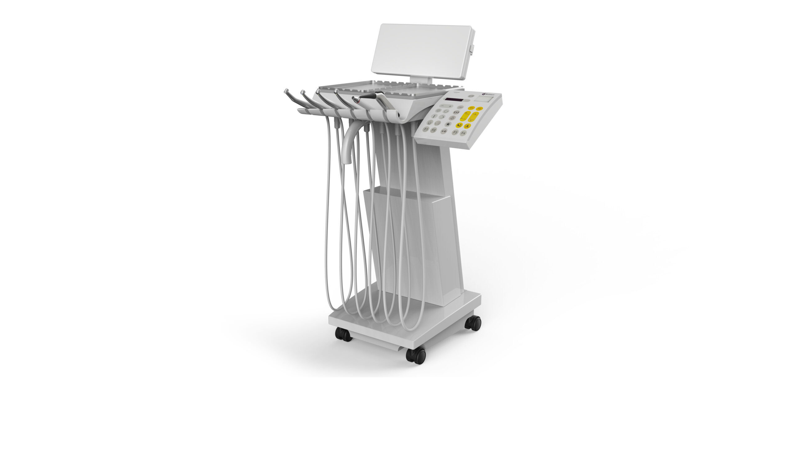 Ritter Cart Stand Alone – Mobiler Arzttisch / Behandlungscart mit integrierter Instrumentenkonsole | Made in Germany | 335861