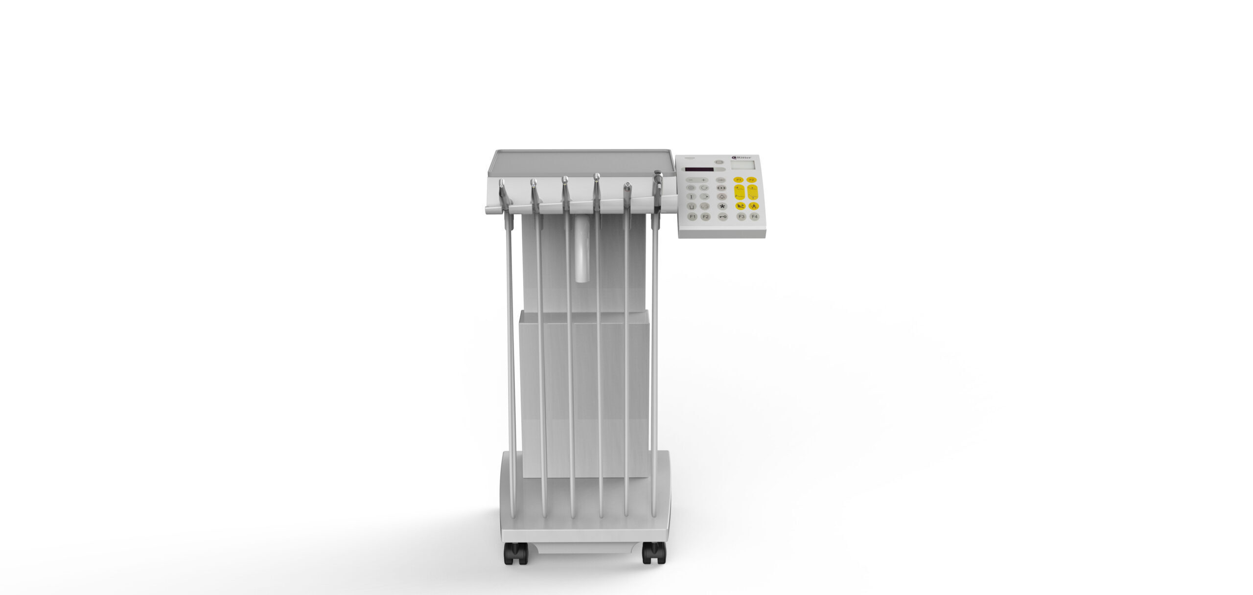 Ritter Cart Stand Alone – Mobiler Arzttisch / Behandlungscart mit integrierter Instrumentenkonsole | Made in Germany | 335863
