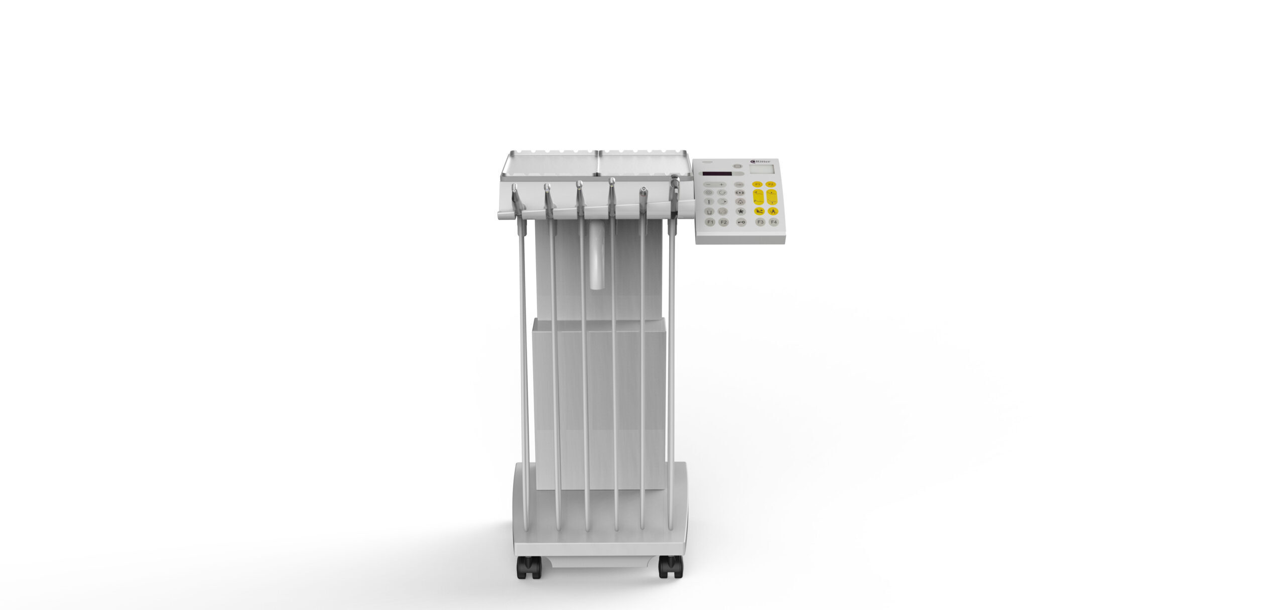 Ritter Cart Stand Alone – Mobiler Arzttisch / Behandlungscart mit integrierter Instrumentenkonsole | Made in Germany | 335864