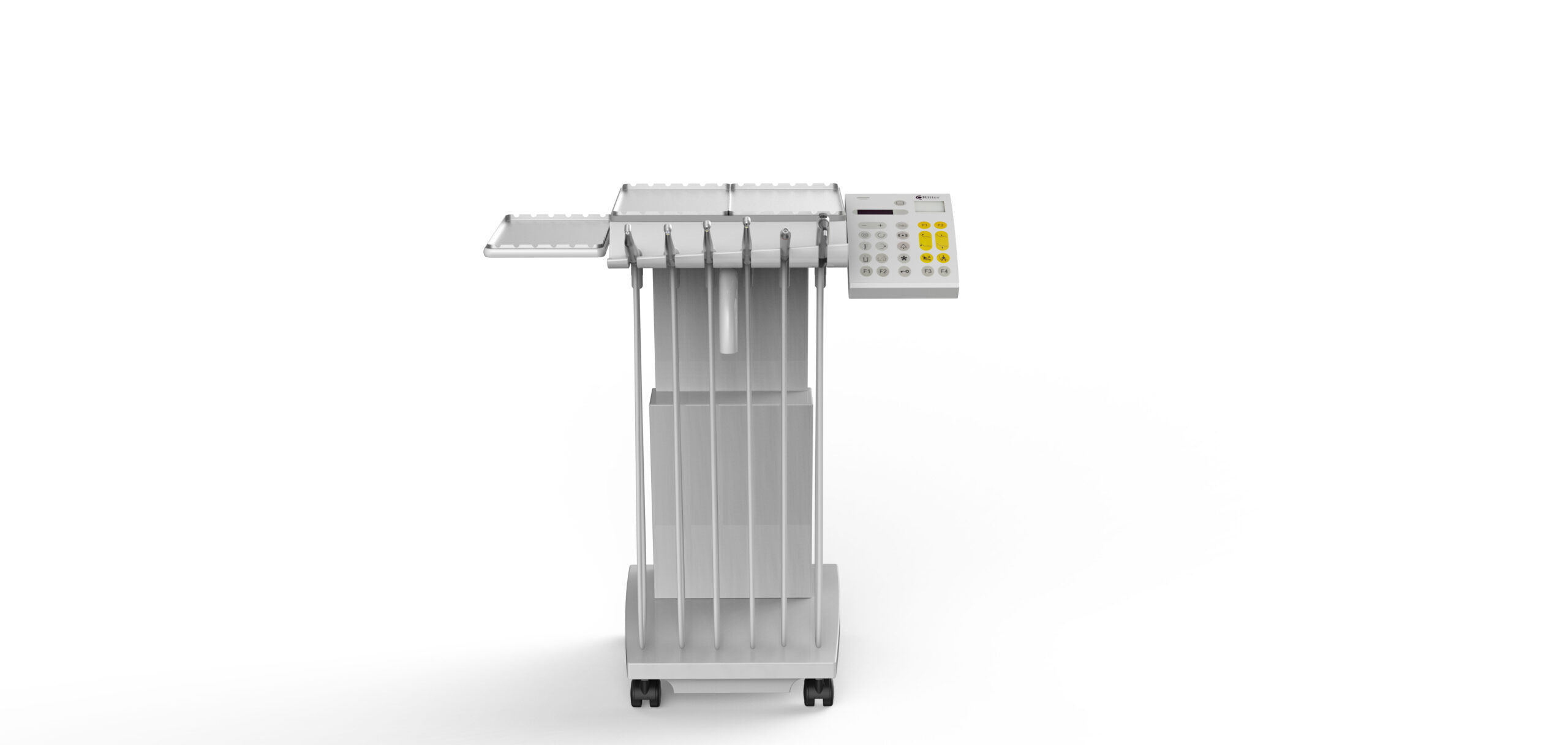 Ritter Cart Stand Alone – Mobiler Arzttisch / Behandlungscart mit integrierter Instrumentenkonsole | Made in Germany | 335865