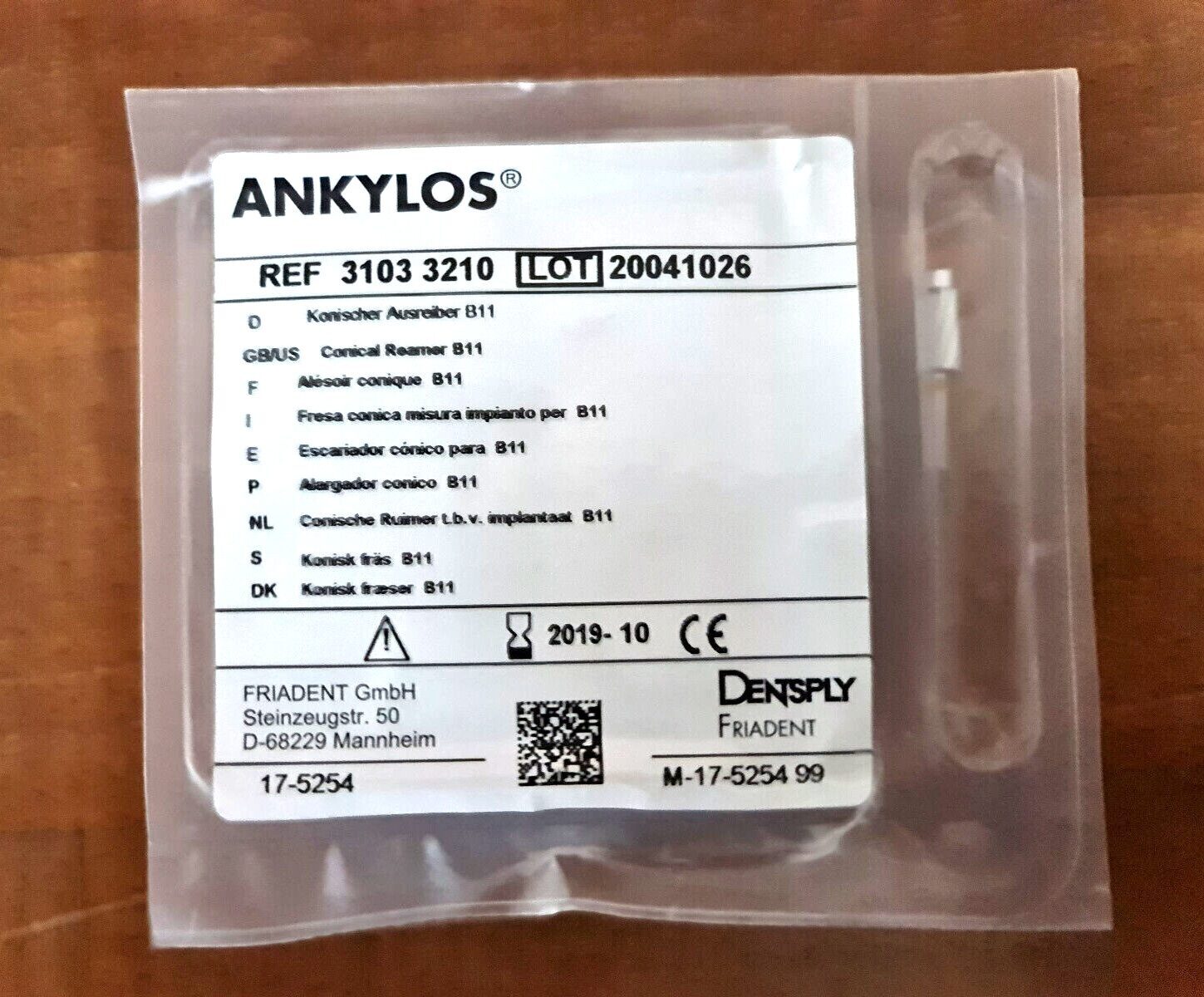 Ankylos Konischer Ausreiber ⭐ B11 Implantate UNBENUTZT OVP | 337474
