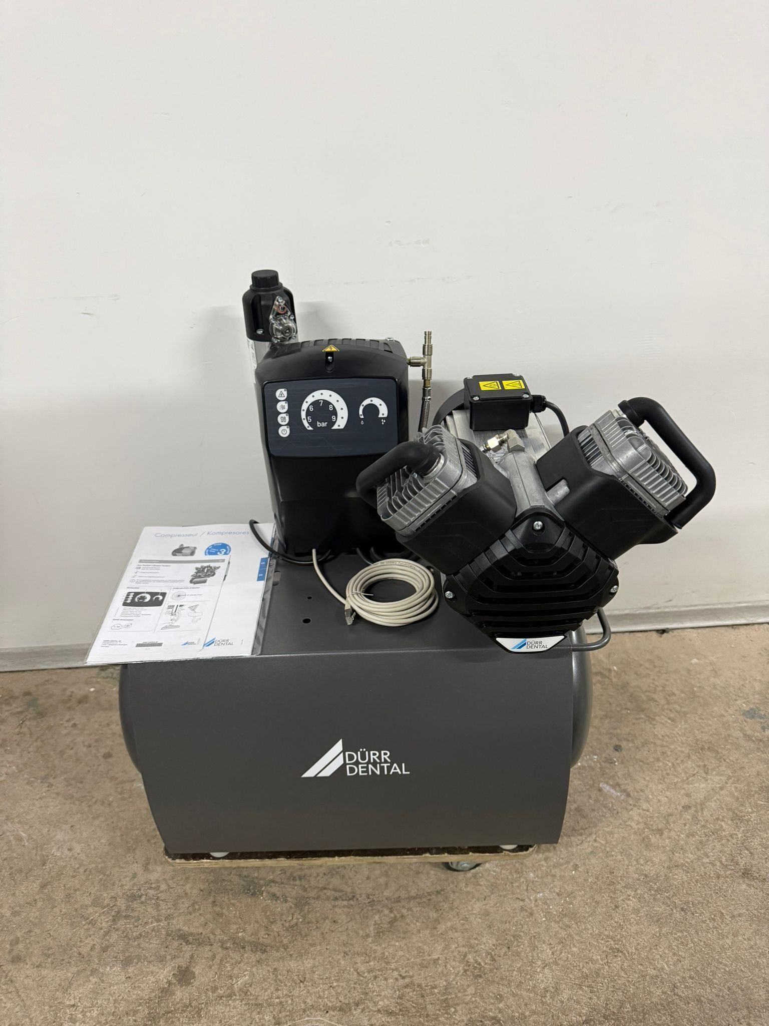 Dürr Dental Duo Tandem Kompressor Membrantrocknung ink Druckminderer REF 4152-54 | 336797