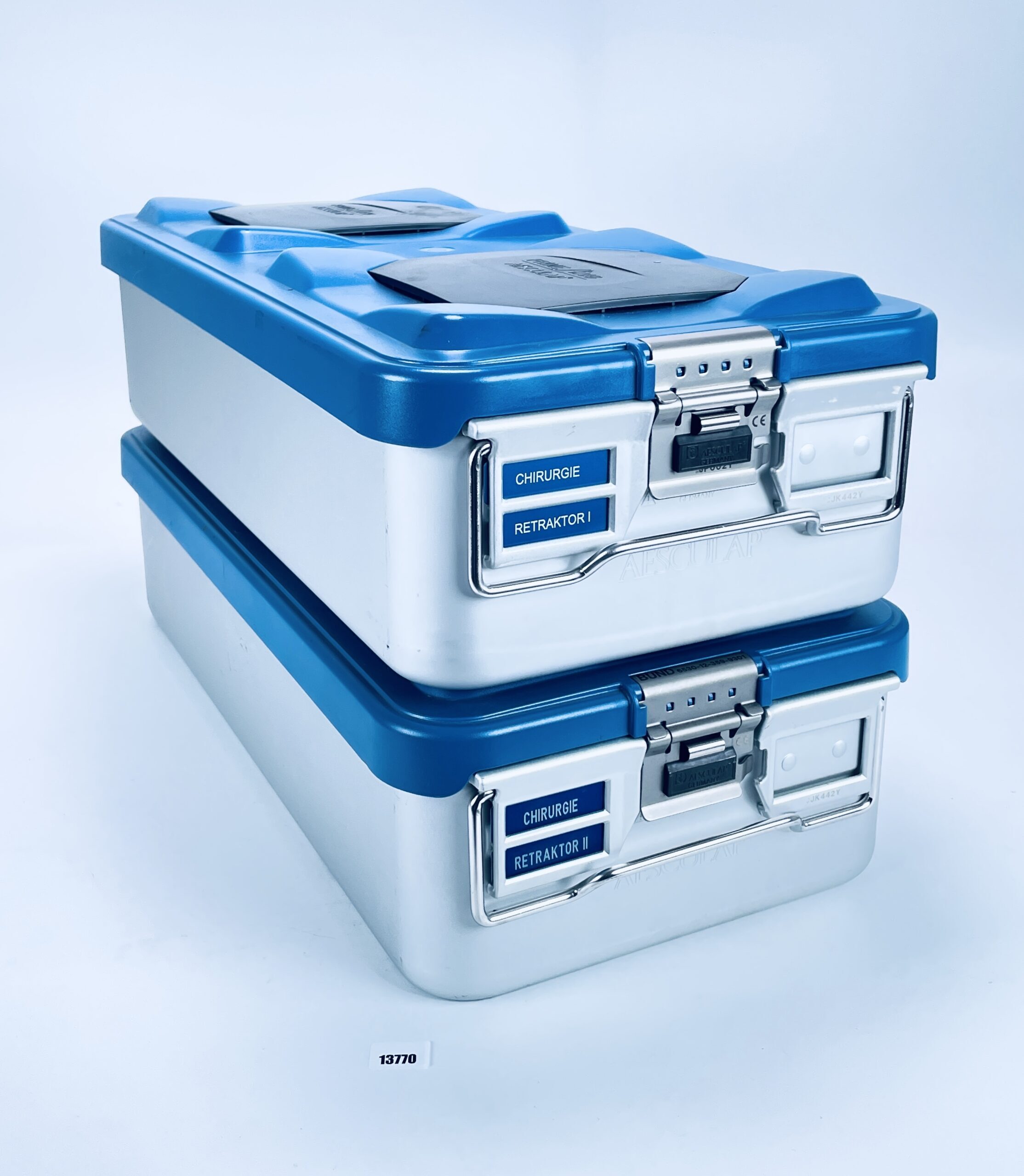 Aesculap Retraktions System Münster mit 2 Container + 3 Siebkörbe Chirurgie SEHR GEPFLEGT | 337348