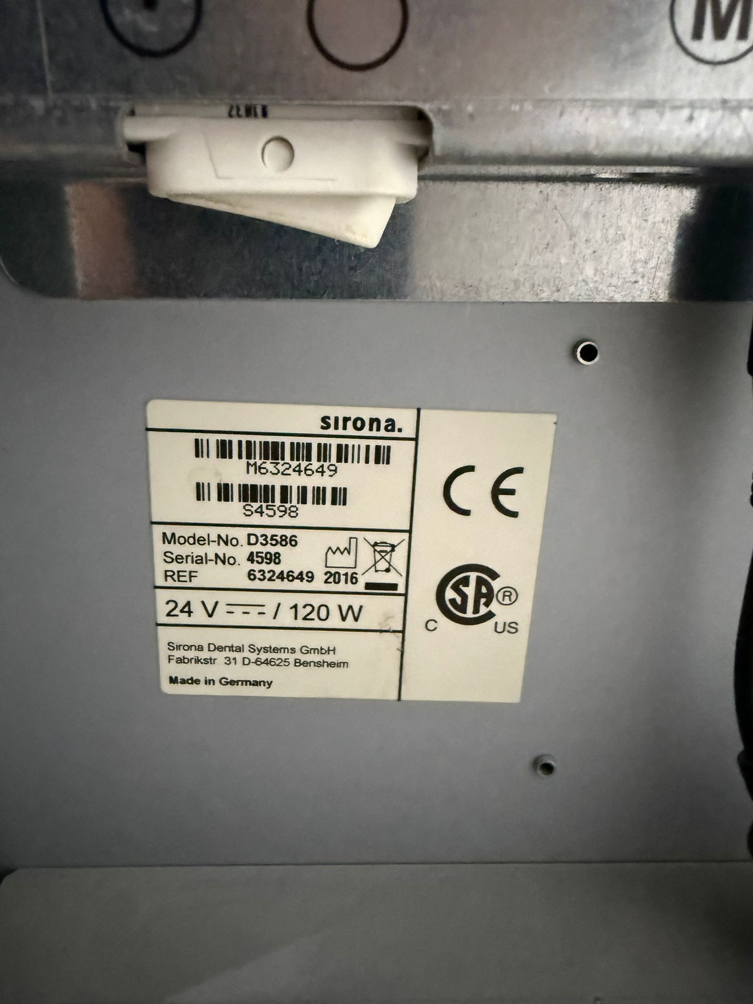 Sirona inEos X5 Scanner 3D Dental-Scanner 2016 Zahnarzt Zahnlabor CAD/CAM | 336807