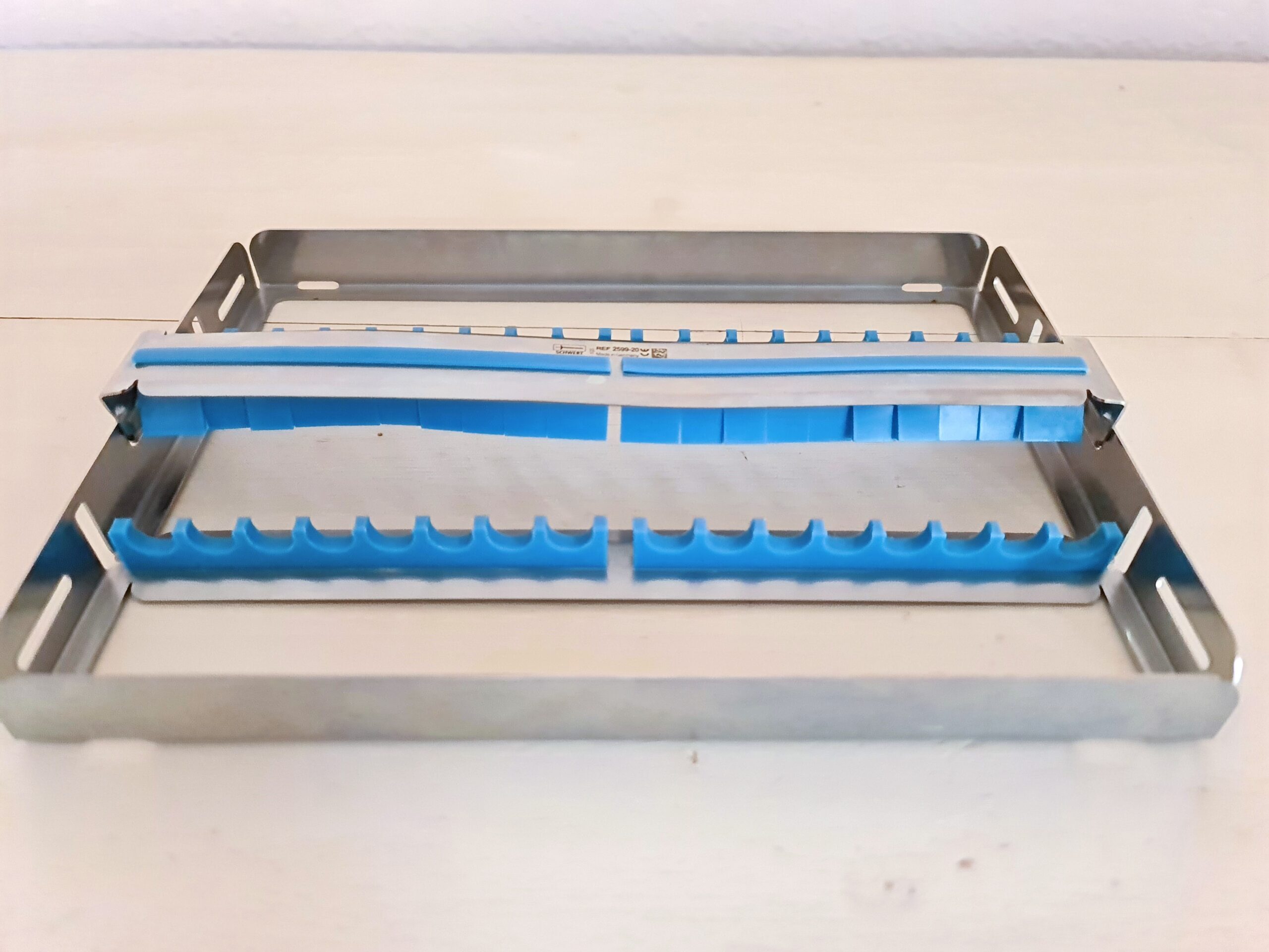 SCHWERT Instrumententray NEU 16 Instr. ⭐ Steritray Sterikassette Steribox Wash | 337483