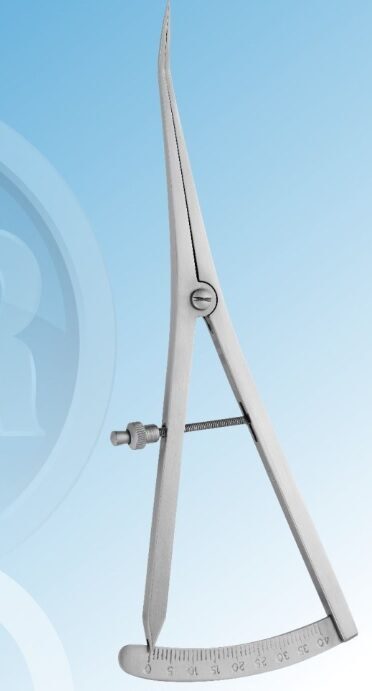 Messzirkel Caliper Castroviejo gebogen | 337205