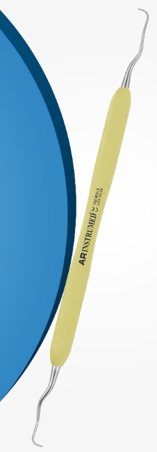 Gracey Kürette 13/14 Silikongriff hellgelb (2 Stück) | 337283