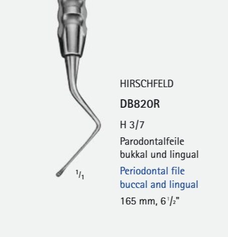 Parodontalfeile Hirschfeld 3/7 | 337890