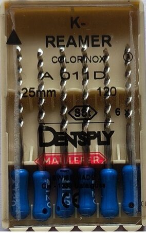 K-Reamer Colorinox Nr. 120 25mm unsteril (2x 6 Stück) | 336842