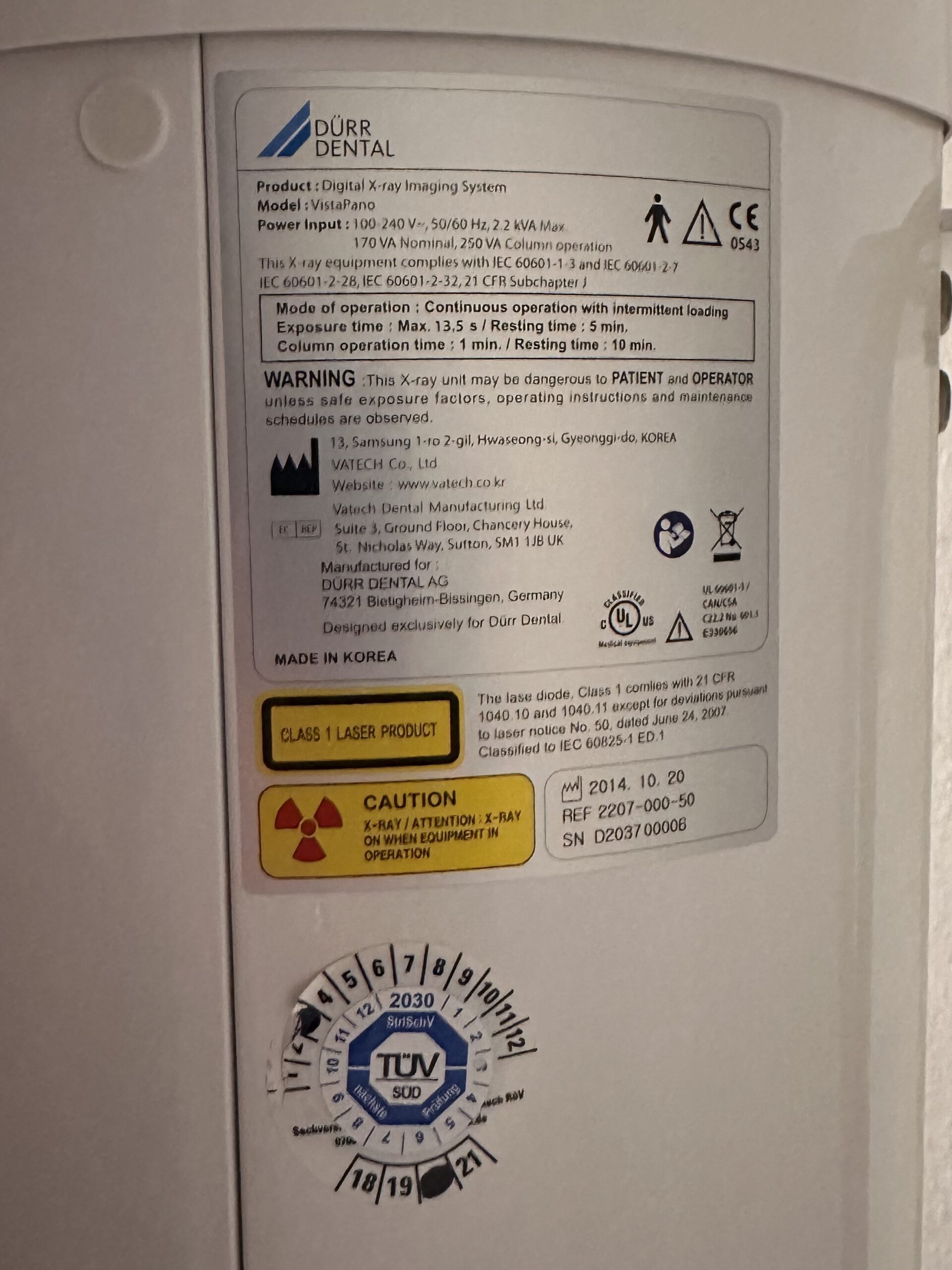 OPG Dürr VistaPano S – geprüft, zuverlässig, fachgerecht demontiert | 337018