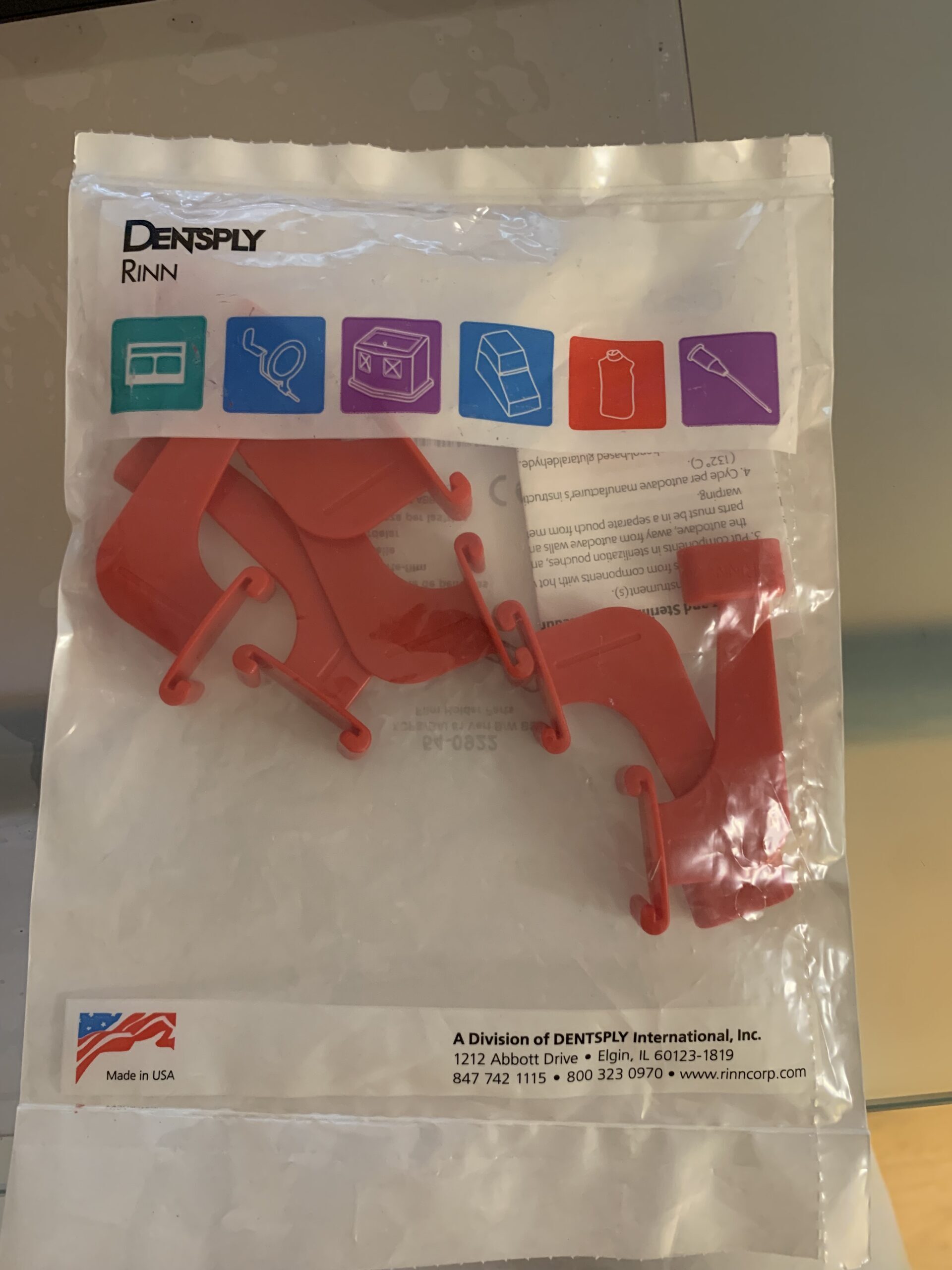 Densply Rinn Folienhalter Rot | 337388