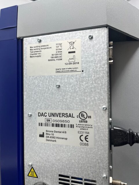 Dac Universal Pflegegerät mit Filter 9926 Zyklen Bj 2018 / Gewartet | 337369