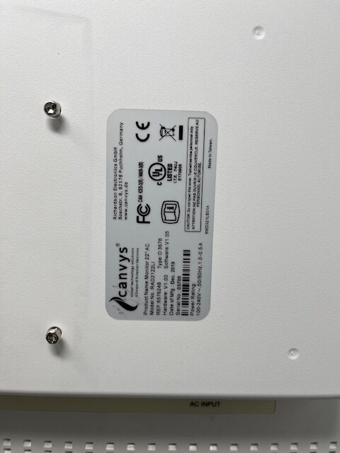 Sirona Sinius Teneo Bildschirm für Einheit mit Arm Halterung | 337379