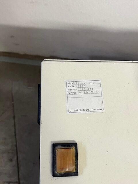 Sandstrahler Typ Finostar 3 – 3 Kammer Gerät | 337401