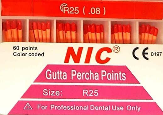 NIC Guttaperchaspitzen R25 (2×60 St.) | 336578