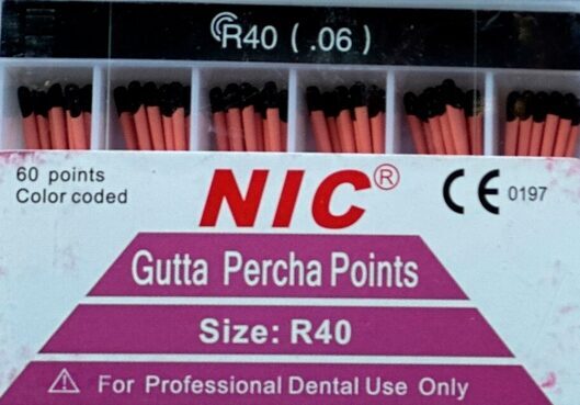 NIC Guttaperchaspitzen R40 (2×60 St.) | 336582