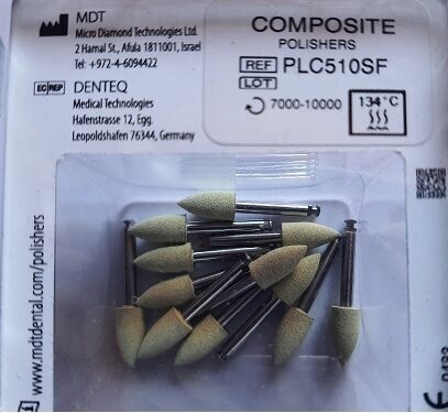 Composite-Polierer RA, Form: SPITZE, Körnung: Mittel (12 Stück) | 337138