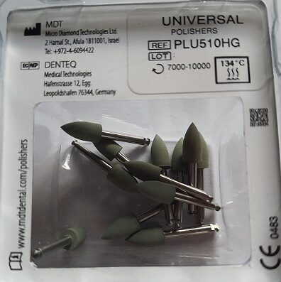 Universal-Polierer RA, Form: SPITZE, Körnung: fein (12 Stück) | 337159