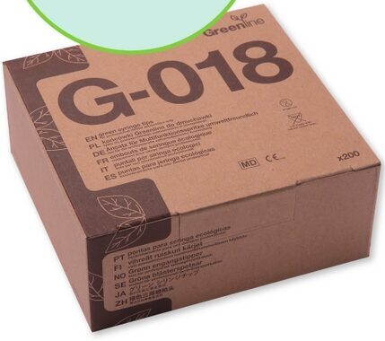 Greenline Einwegaufsätze Multifunktionsspritze lang hellgrün (6×200 Stück) | 337319