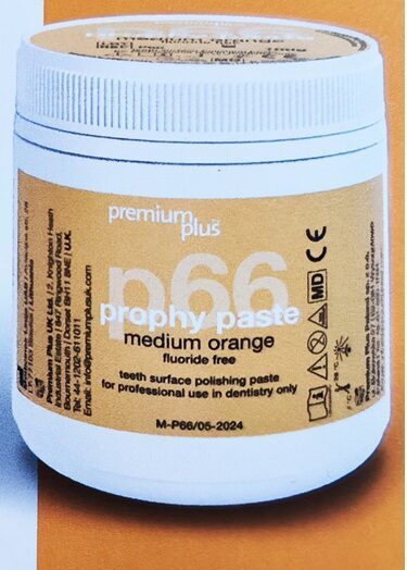 Prophypaste medium orange RDA 106 ohne Fluorid (4x100g) | 337696