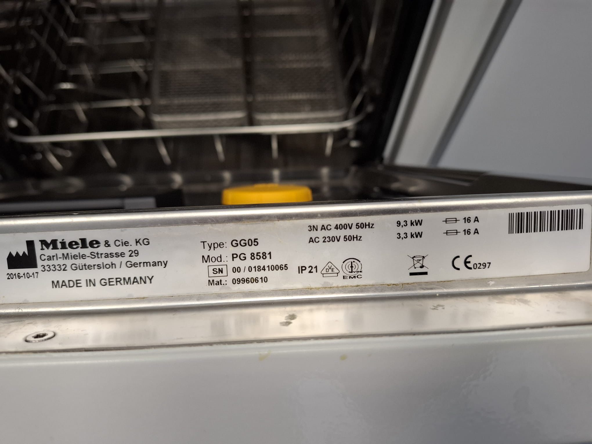 Thermodesinfektor MIELE PG8581 | 339438