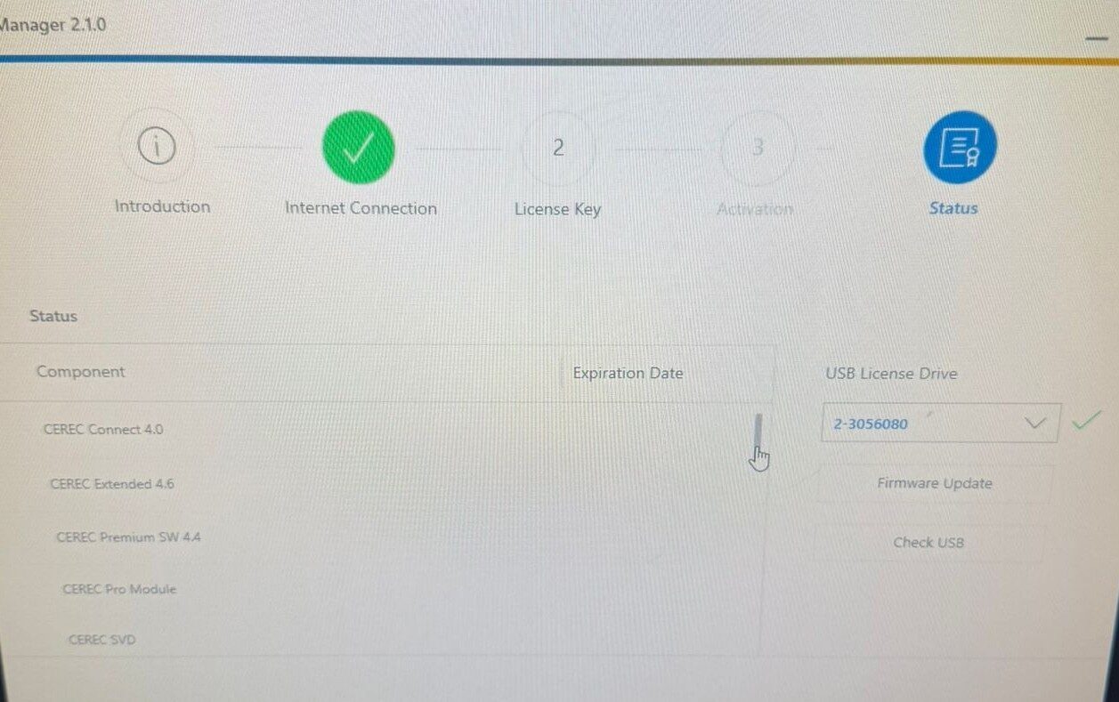 Dentsply Sirona CEREC Software Vollversion 5.3 für Primescan 2 / 5.2 5.1 Und Connec | 338558