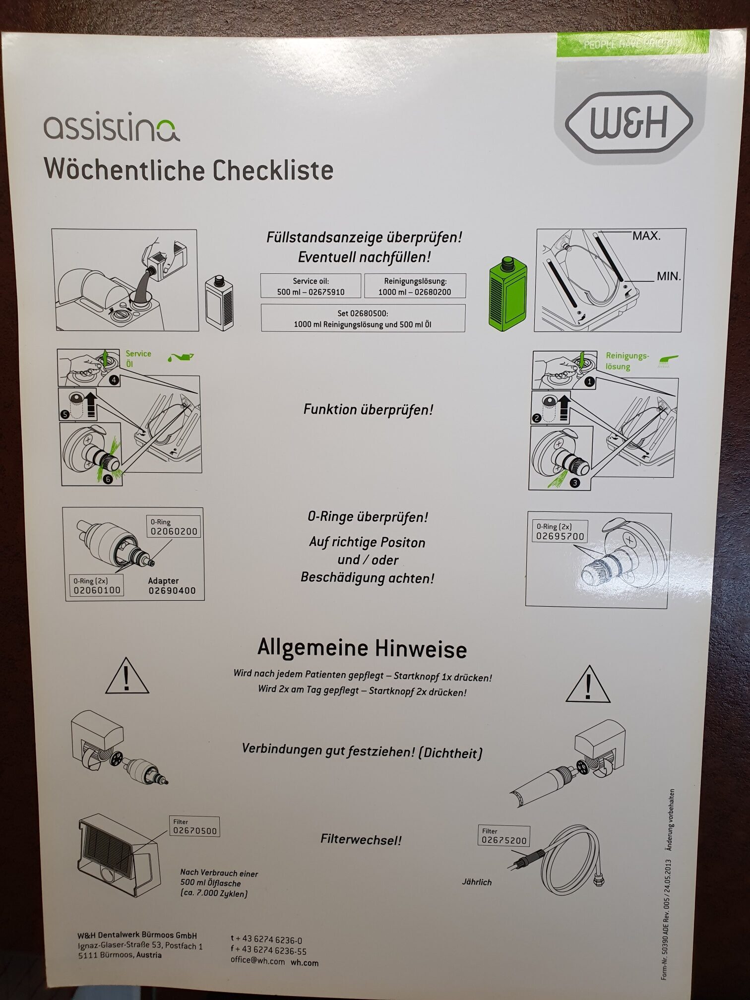 Assistina  301 plus von H&W Übertragungsinstrumente Pflege | 337955
