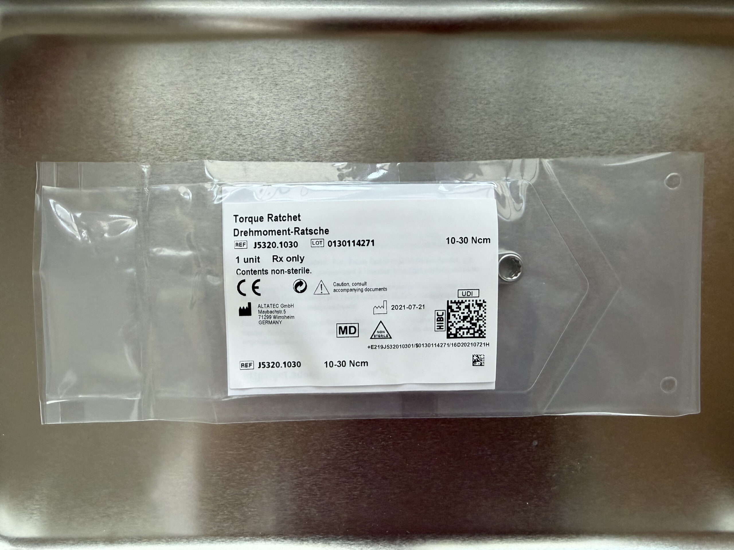 Drehmoment Ratsche für Camlog Implantatsystem | 338244