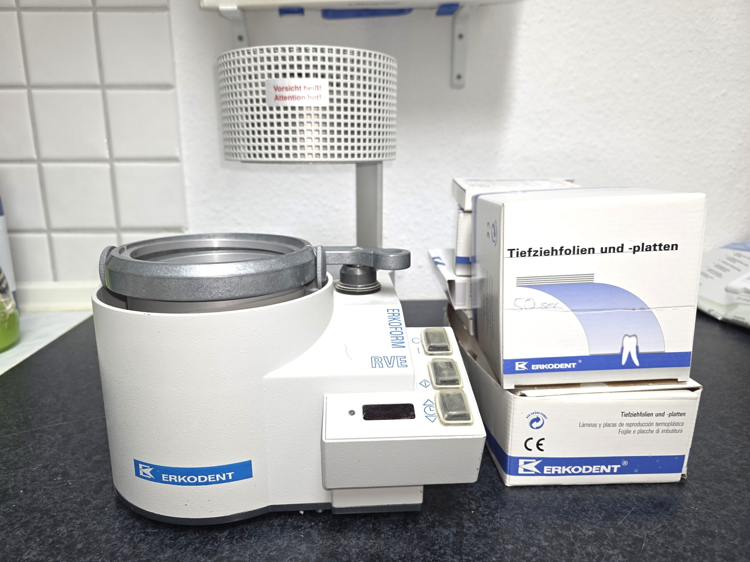 Tiefziehgerät ES-200E Erkopress mit Platten | 339076